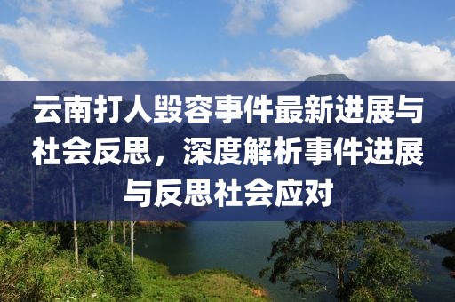 云南打人毀容事件最新進(jìn)展與社會(huì)反思，深度解析事件進(jìn)展與反思社會(huì)應(yīng)對(duì)