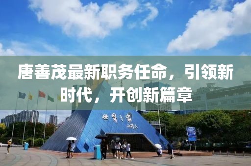 唐善茂最新職務(wù)任命，引領(lǐng)新時代，開創(chuàng)新篇章