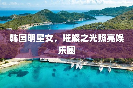 韓國明星女，璀璨之光照亮娛樂圈