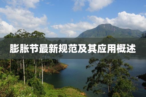 膨脹節(jié)最新規(guī)范及其應用概述