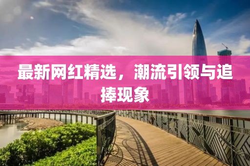 最新網(wǎng)紅精選，潮流引領(lǐng)與追捧現(xiàn)象