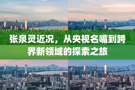 張泉靈近況，從央視名嘴到跨界新領域的探索之旅