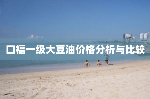 口福一級大豆油價格分析與比較