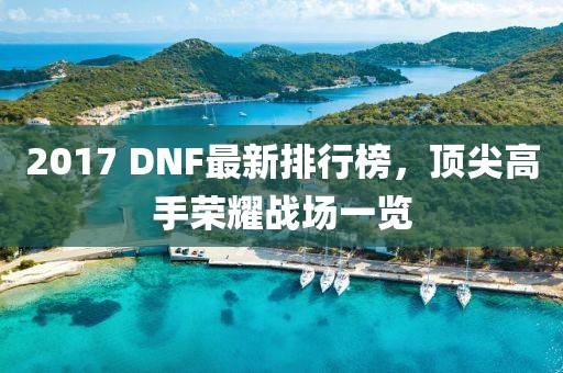 2017 DNF最新排行榜，頂尖高手榮耀戰(zhàn)場(chǎng)一覽