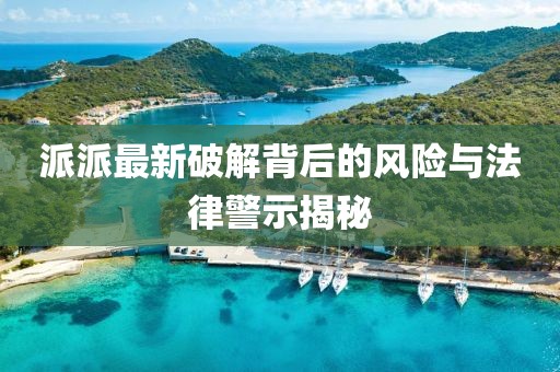 派派最新破解背后的風(fēng)險與法律警示揭秘