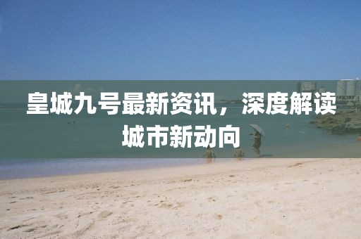 皇城九號最新資訊，深度解讀城市新動向