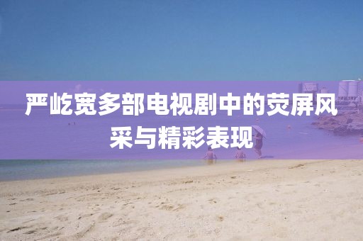 嚴(yán)屹寬多部電視劇中的熒屏風(fēng)采與精彩表現(xiàn)