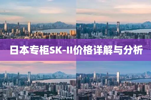 日本專(zhuān)柜SK-II價(jià)格詳解與分析