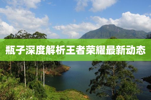 瓶子深度解析王者榮耀最新動態(tài)