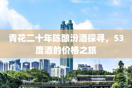 青花二十年陳釀汾酒探尋，53度酒的價(jià)格之旅